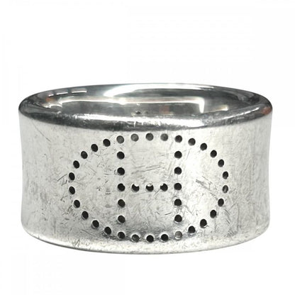 Hermes Rings Women's Eclipse Ribbon Ring Accessories Jewelry Small 52 Size