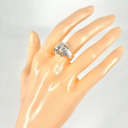 Hermes Rings Women's Eclipse Ribbon Ring Accessories Jewelry Small 52 Size