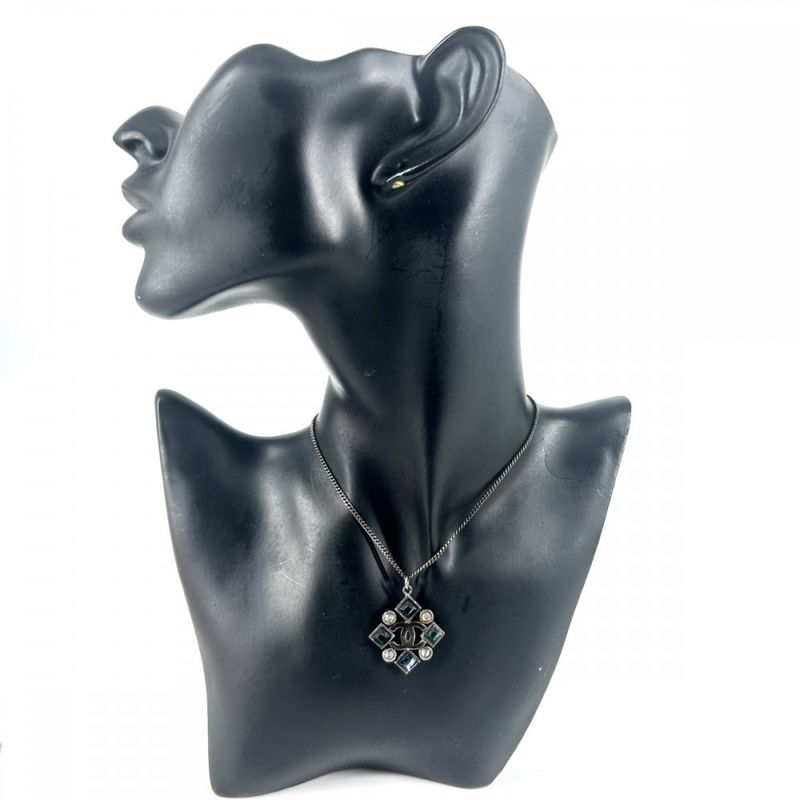 Chanel Necklace Women's Coco Mark Accessories With Adjuster Coco Chanel