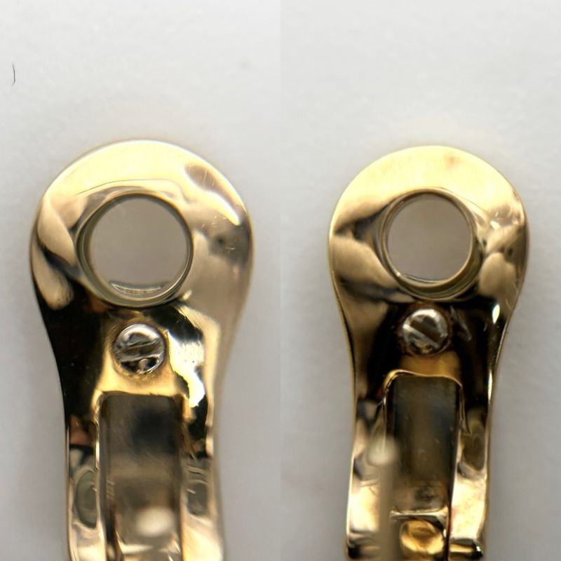 Bulgari Earrings Ladies Allegra 1P Diamond Swing 18k Gold YG 750 Jewelry