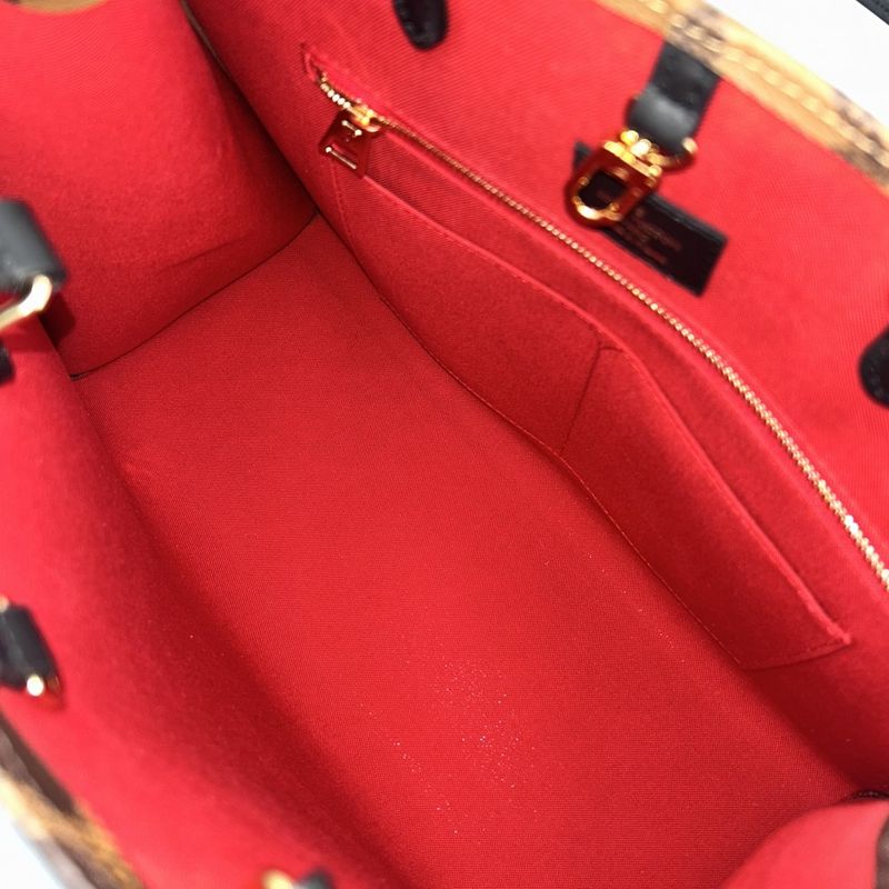 Louis Vuitton 2WAY Women's On The Go MM Handbag Tote Bag Shoulder Bag Louis