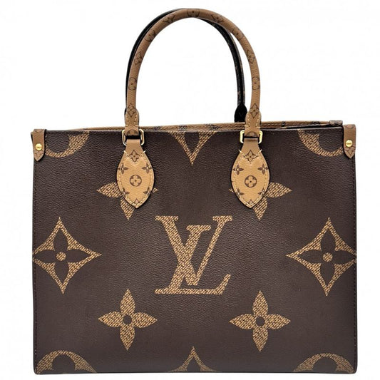 Louis Vuitton 2WAY Women's On The Go MM Handbag Tote Bag Shoulder Bag Louis