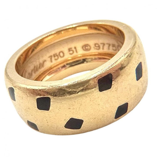 Cartier Rings Women's Panther Lacquer Ring Jewelry Accessories 750 Panther