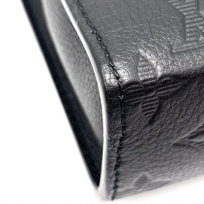 Louis Vuitton Shoulder Bag Men's Monogram Shadow Gaston Wearable Wallet Clutch