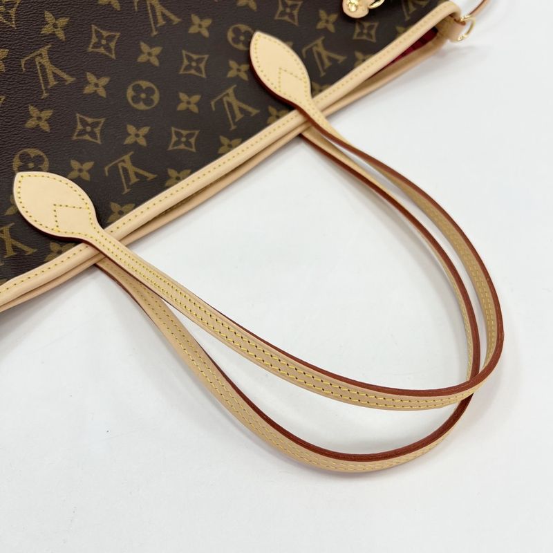 Louis Vuitton Tote Bag Women's Monogram Reversible Rose Pondicheri Neverfull MM