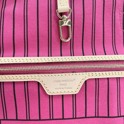 Louis Vuitton Tote Bag Women's Monogram Reversible Rose Pondicheri Neverfull MM