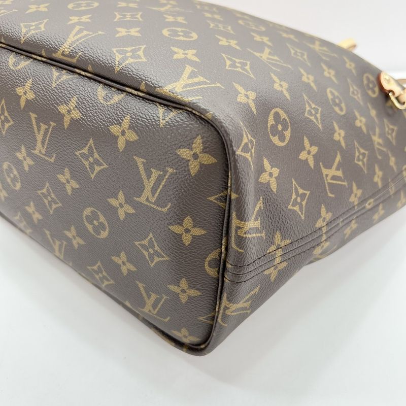 Louis Vuitton Tote Bag Women's Monogram Reversible Rose Pondicheri Neverfull MM