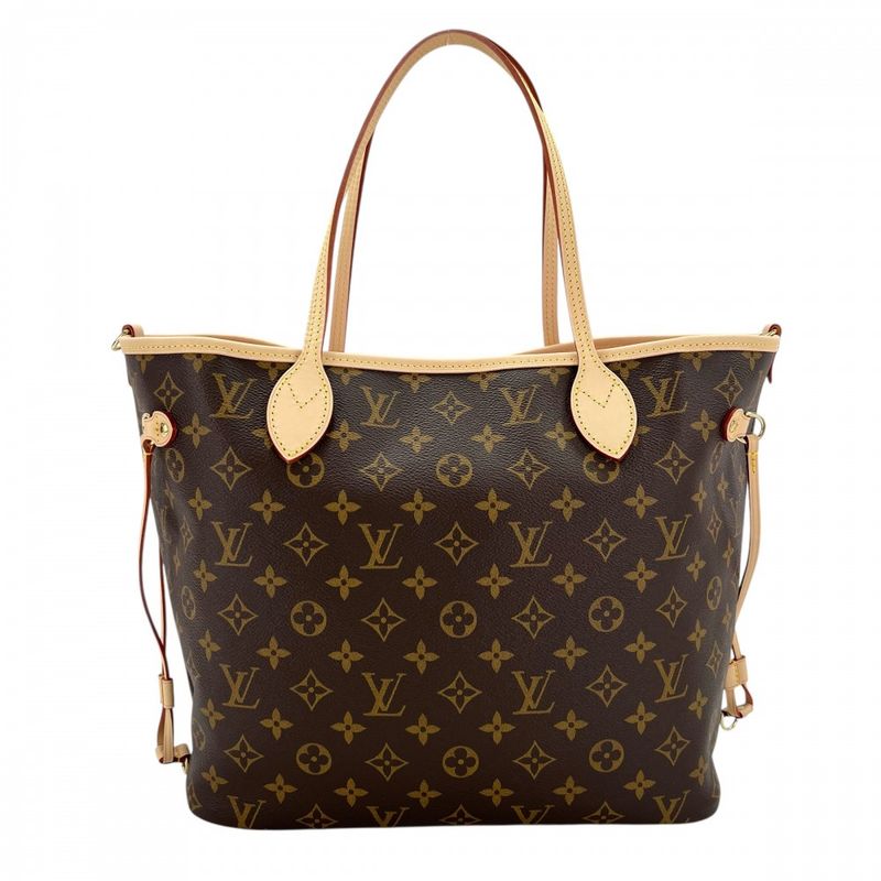 Louis Vuitton Tote Bag Women's Monogram Reversible Rose Pondicheri Neverfull MM