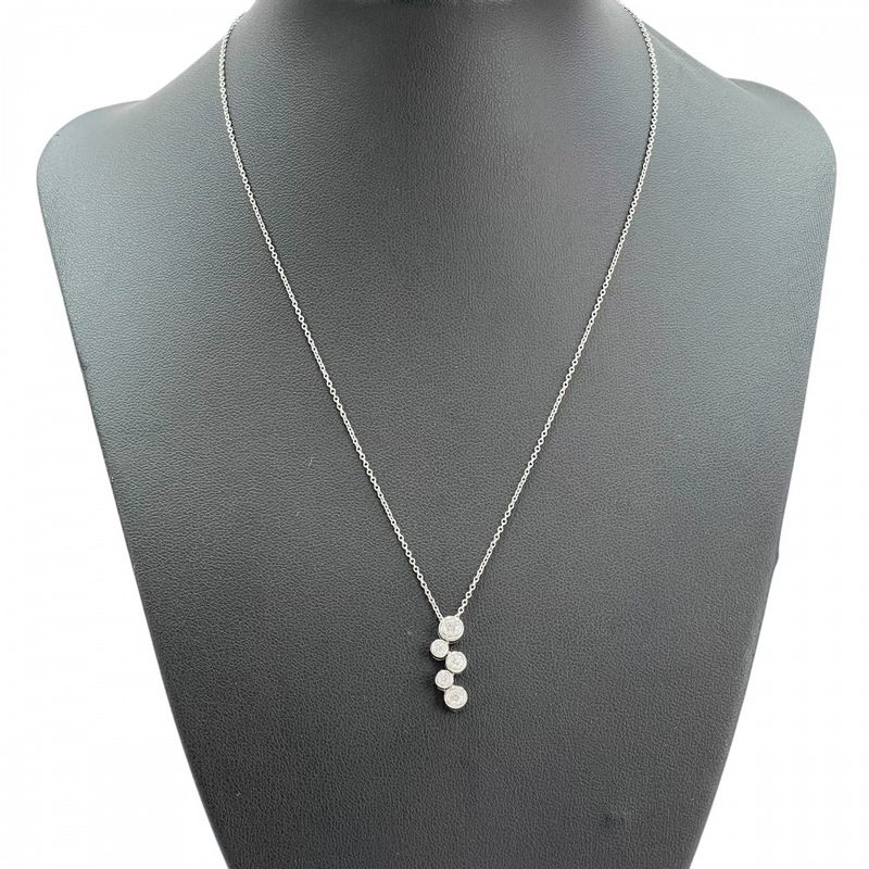 Tiffany & Co Necklace Women's Jewelry Accessories Bubble Platinum Tiffany & Co