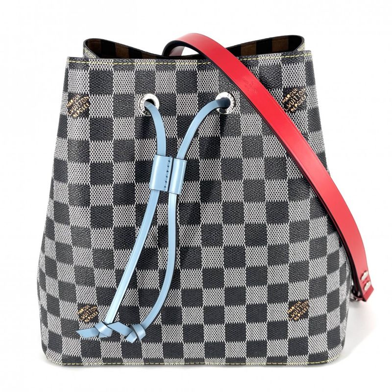 Louis Vuitton Shoulder Bag Women's Damier Neonoe Louis Vuitton N40229 Black