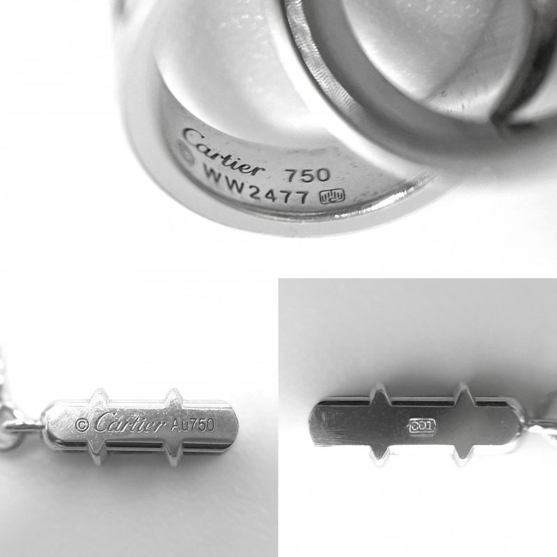 Cartier Necklace Ladies Baby Love Jewelry Accessories Au750 18k Gold Bis