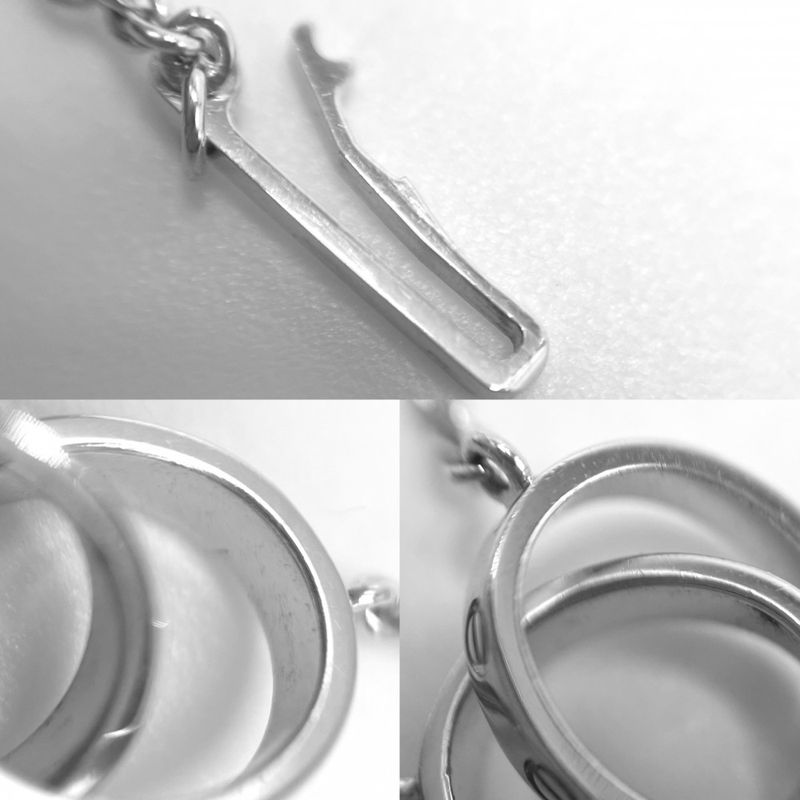 Cartier Necklace Ladies Baby Love Jewelry Accessories Au750 18k Gold Bis