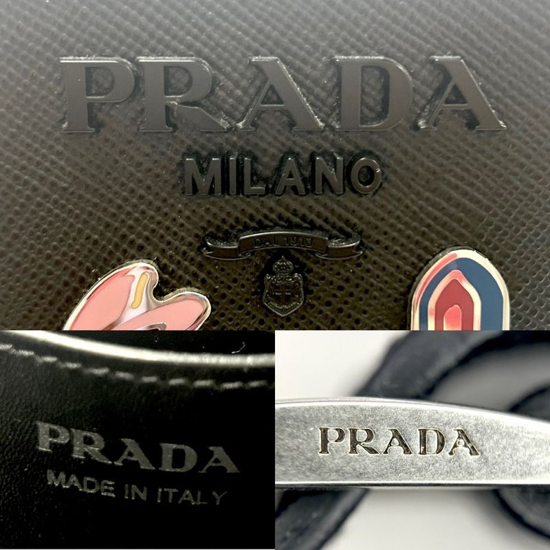 Prada 2WAY Ladies Pannier Animal Shoulder Crossbody Handbag Shoulder Bag Prada