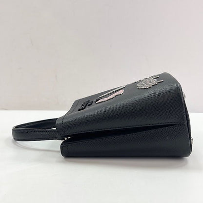 Prada 2WAY Ladies Pannier Animal Shoulder Crossbody Handbag Shoulder Bag Prada