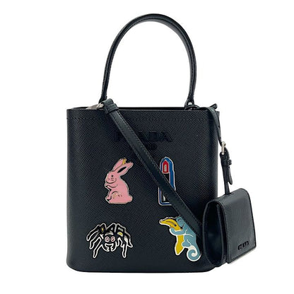 Prada 2WAY Ladies Pannier Animal Shoulder Crossbody Handbag Shoulder Bag Prada