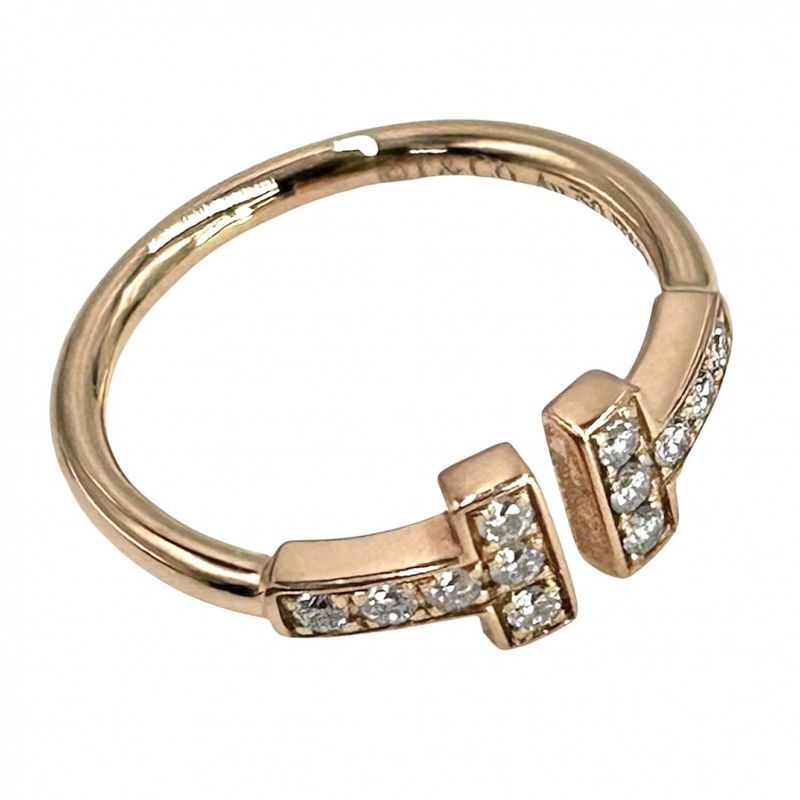 Tiffany & Co Rings Ladies Tiffany & Cot T Wire Ring Jewelry Accessories 18k PG