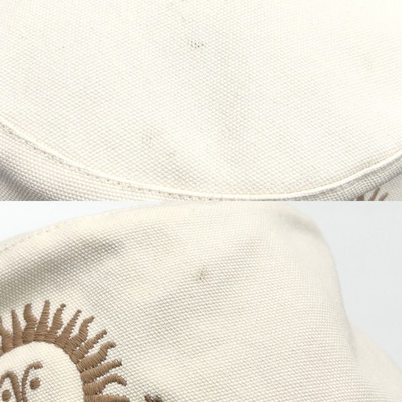 Hermes Hat Women's Bucket Hat Jean Sunshine Fashion Item Hat Hermes Cotton