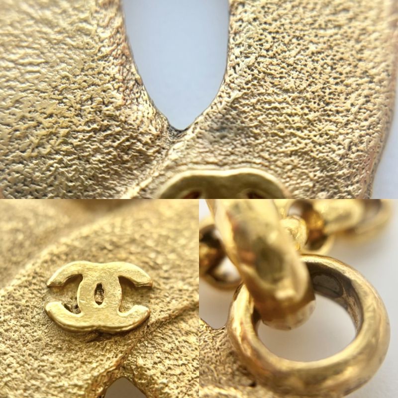 Chanel Necklace Ladies Coco Mark Long Necklace Accessories Chanel GP 2 9 Gold