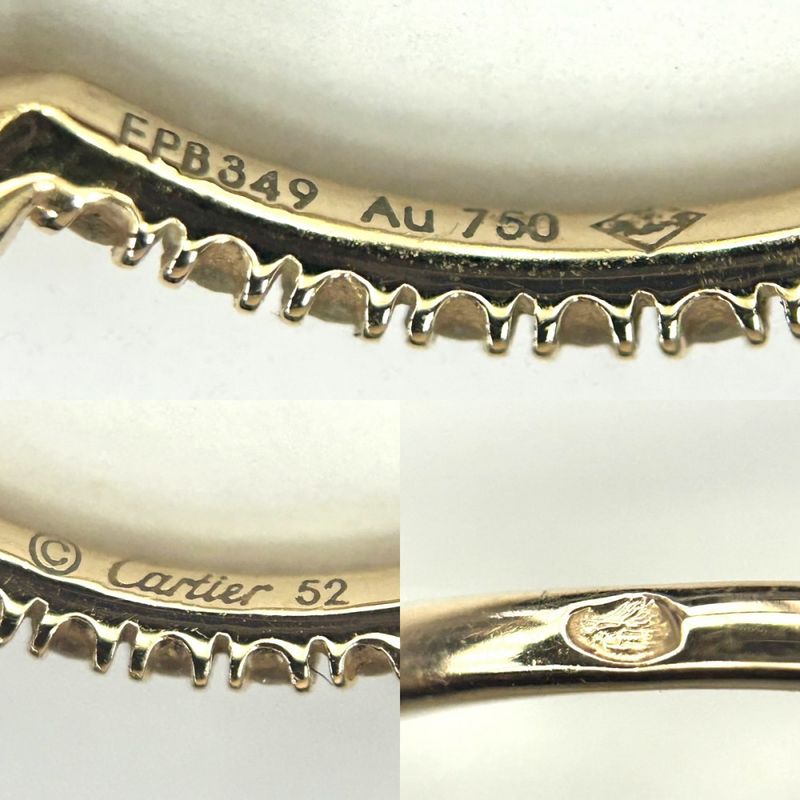 Cartier Ring Women's Ring Jewelry Accessories 750 PG Cartier 18K Pink Gold With