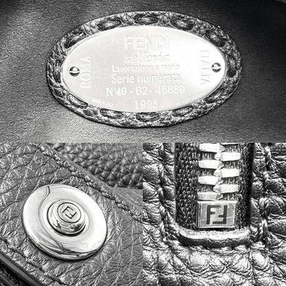 Fendi 2WAY Women's Selleria Siesta Small Handbag Shoulder Bag Shoulder Crossbody