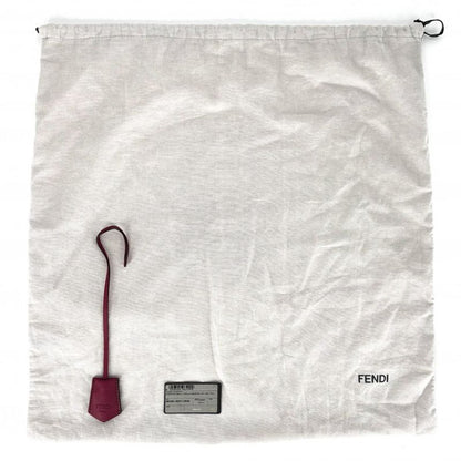 Fendi Tote Women Handbag Bag Fendi 8bh262 Leather Pink Purple Black Silver