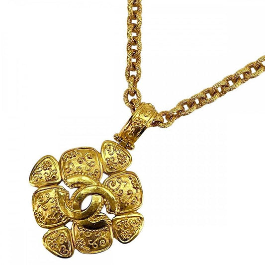 Chanel Necklace Ladies Coco Mark Long Necklace Pendant Accessory Vintage Chanel