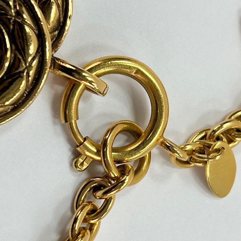 Chanel Necklace Ladies Matelasse Coco Mark Pendant Accessory Vintage Chanel GP
