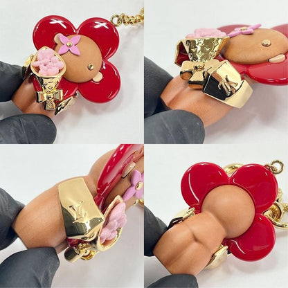 Louis Vuitton Key Holder Women's Vivienne Candy Heart Bag Charm Small Item