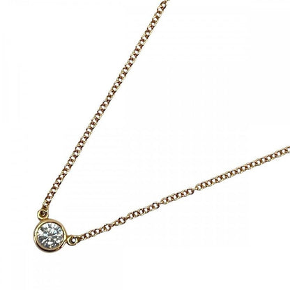 Tiffany & Co Necklace Women's By-the-yard Pendant Jewelry Accessories Au750