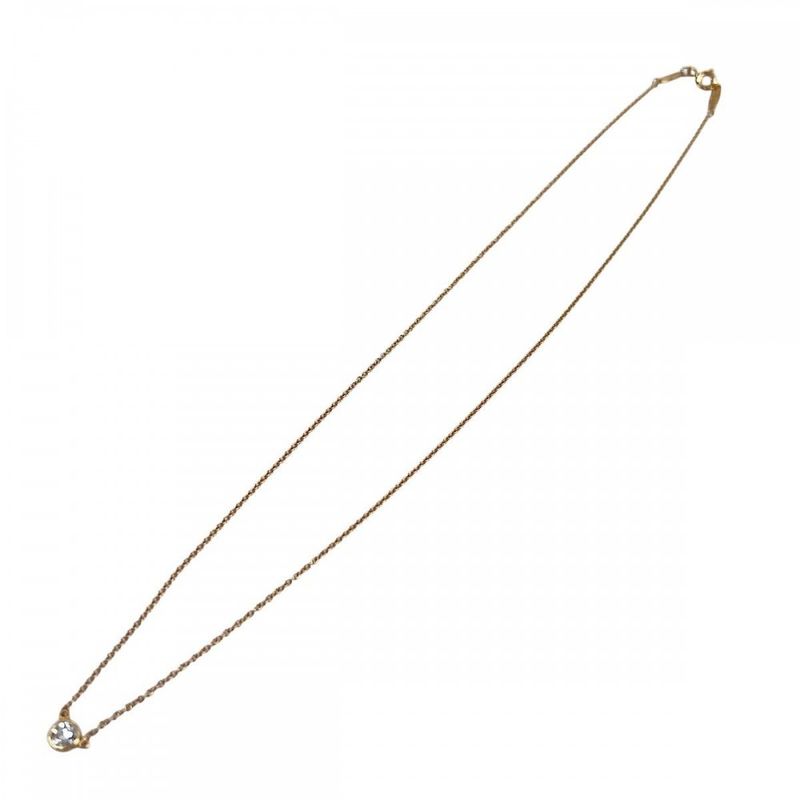 Tiffany & Co Necklace Women's By-the-yard Pendant Jewelry Accessories Au750