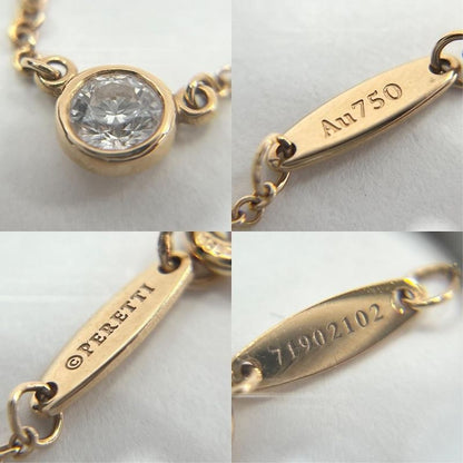 Tiffany & Co Necklace Women's By-the-yard Pendant Jewelry Accessories Au750