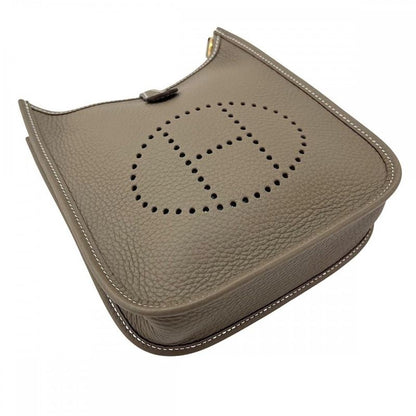 Hermes Shoulder Bag Women's Shoulder Evelyn TPM Etoupe Hermes W Engraved Beige