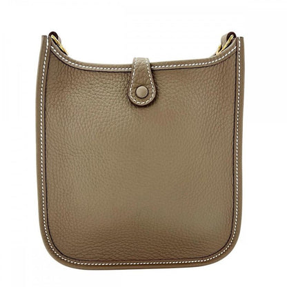 Hermes Shoulder Bag Women's Shoulder Evelyn TPM Etoupe Hermes W Engraved Beige