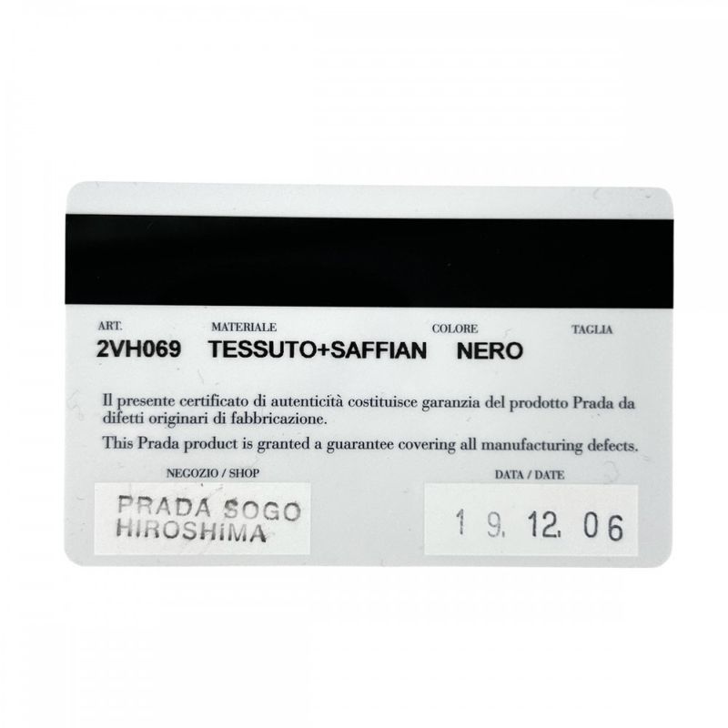 Prada 2WAY Unisex Brick Triangle Logo Shoulder Bag Handbag Shoulder Crossbody