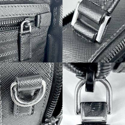 Prada 2WAY Unisex Brick Triangle Logo Shoulder Bag Handbag Shoulder Crossbody