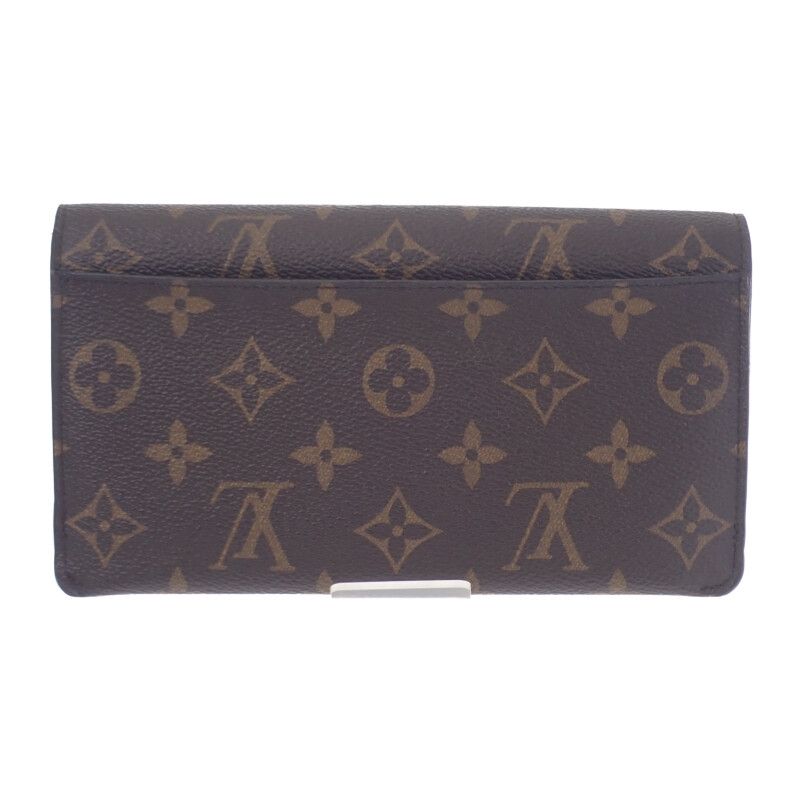 Louis Vuitton Portefeuille Jeanne M62155 Long Wallet Monogram Canvas Fuchsia