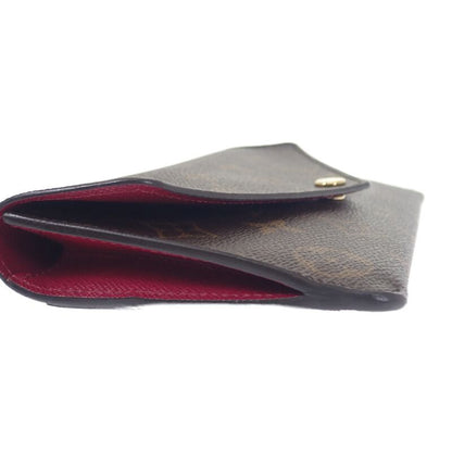 Louis Vuitton Portefeuille Jeanne M62155 Long Wallet Monogram Canvas Fuchsia