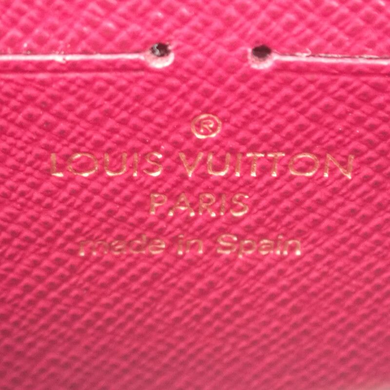 Louis Vuitton Portefeuille Jeanne M62155 Long Wallet Monogram Canvas Fuchsia