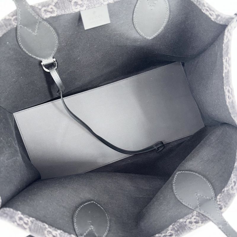 Gucci Tote Women's Ophidia Large Tote Handbag GG Gucci 772184 Denim Leather