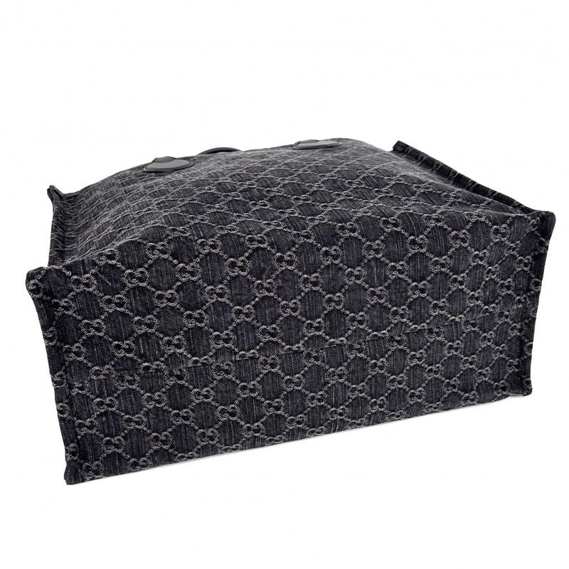 Gucci Tote Women's Ophidia Large Tote Handbag GG Gucci 772184 Denim Leather