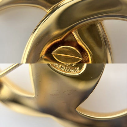 Chanel Brooch Ladies Coco Mark Turnlock Design Accessories Chanel GP 96P Gold