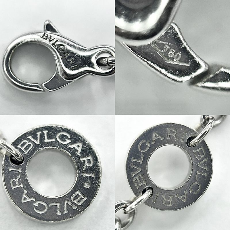 Bulgari Necklace Women's Astorale Cherchi Pendant Accessory With Adjuster 18k