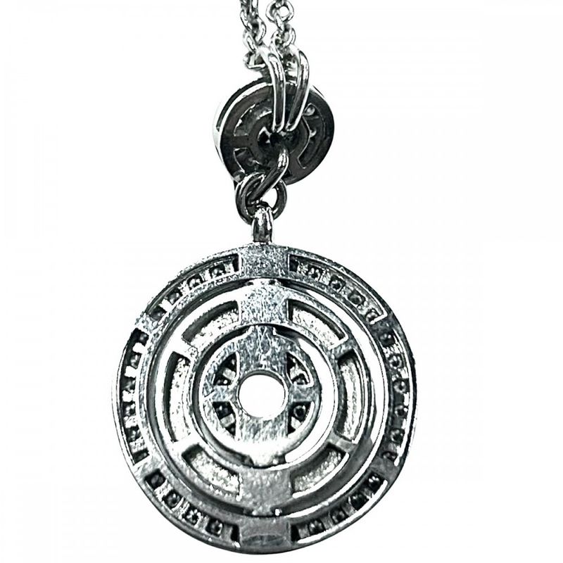 Bulgari Necklace Women's Astorale Cherchi Pendant Accessory With Adjuster 18k