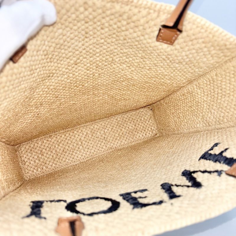 Loewe 2WAY Women's Logo Standard A4 Tote Bag Shoulder Bag Shoulder Crossbody