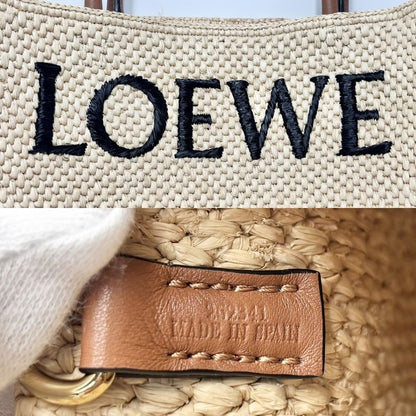 Loewe 2WAY Women's Logo Standard A4 Tote Bag Shoulder Bag Shoulder Crossbody