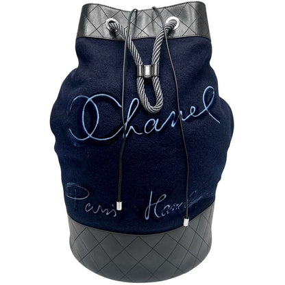 Chanel Shoulder Bag Women's Embroidery Drawstring Ring Su Ring Bag Quilted Coco