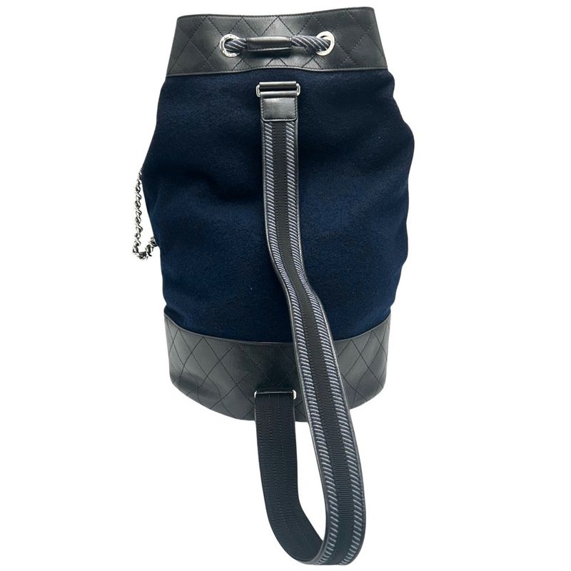 Chanel Shoulder Bag Women's Embroidery Drawstring Ring Su Ring Bag Quilted Coco