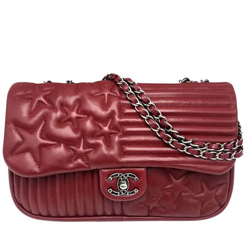 Chanel Shoulder Bag Women's Paris Dallas Chain Shoulder Bag Star Quilted