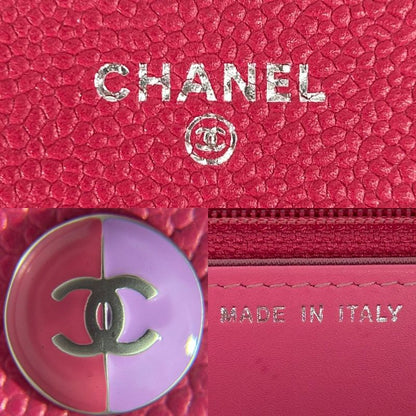 Chanel Chain Wallet Women Shoulder Bag Coco Mark Crossbody Wallet Chanel Caviar
