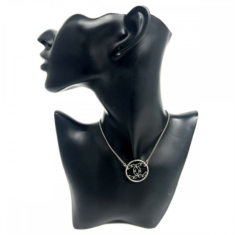 Chanel Necklace Women's Coco Mark Chain Design Accessory Pendant GP